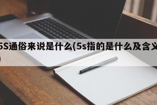 5S通俗来说是什么(5s指的是什么及含义)